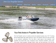 Tablet Screenshot of portcityprops.com